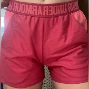 Under Armour pink shorts